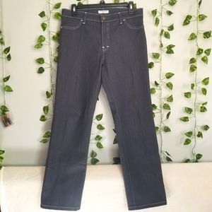 Tom James Blue Delta Mens Straight Leg Steel Gray Denim Jean Made In USA